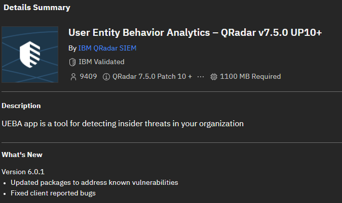 User Entity Behavior Analytics